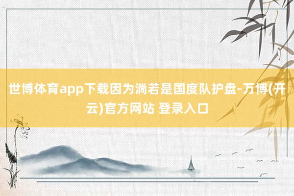 世博体育app下载因为淌若是国度队护盘-万博(开云)官方网站 登录入口